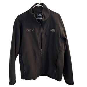 The NorthFace Jacket Men's Black Bionic Long Sleeve Full Zip Collared Sz L